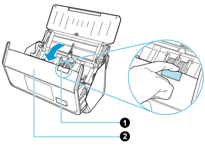 Opening the ADF Top Section