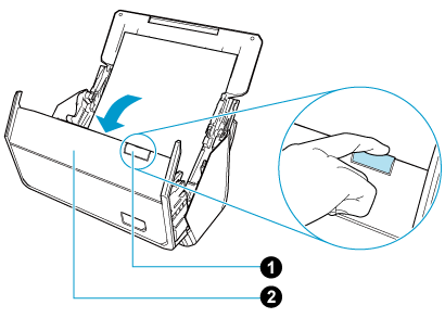 ADFカバーを開ける