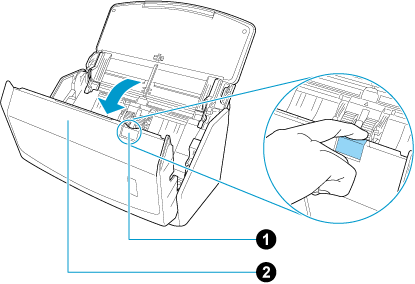 Opening the ADF Top Section