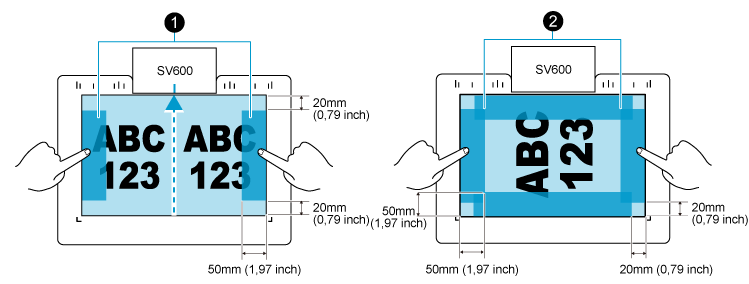 Geschikte plaatsen om het document vast te houden