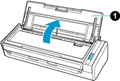 Öffnen des ADF-Papierschachts (Abdeckung)