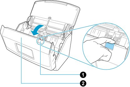 Opening the ADF Top Section